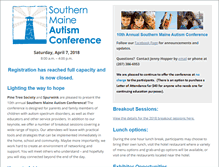 Tablet Screenshot of maineautismconference.org